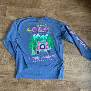 Simply southern long sleeve tee great condition
